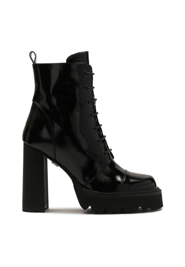 IMOGEN - Platform ankle boots - black