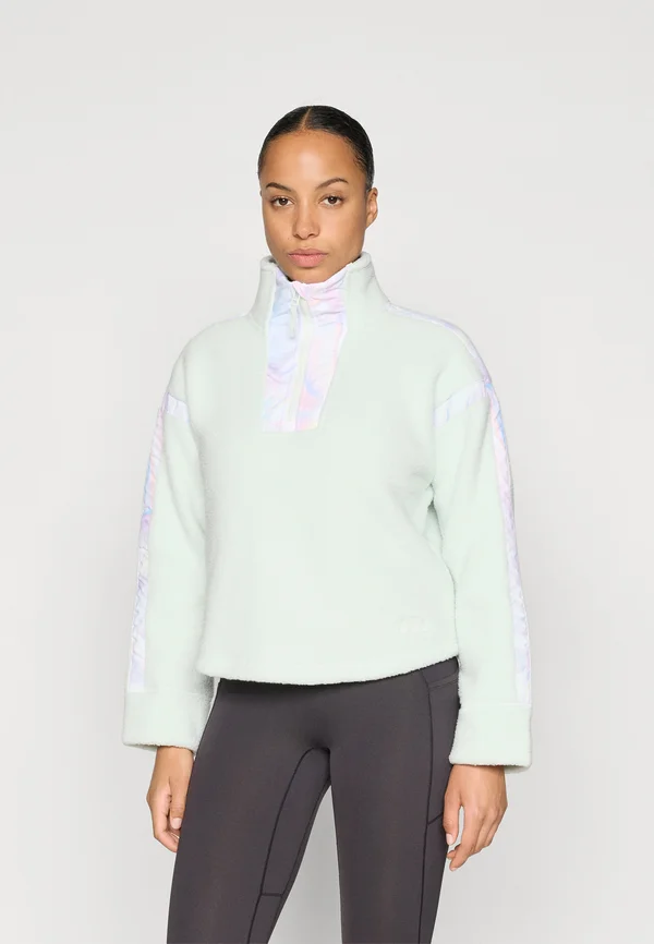 IMPERIAL ZIP  - Fleece jumper - seafoam