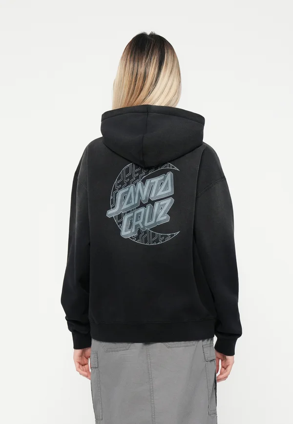 IMPRINT MOON DOT HOOD - Hoodie - black