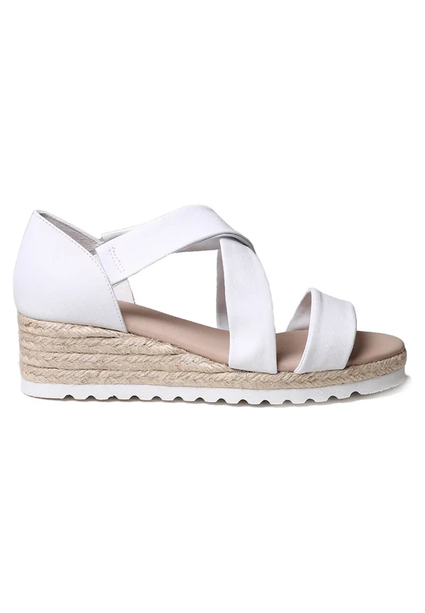 INDRA-P - Wedge sandals - blanc