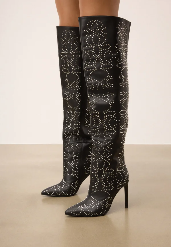 INGRID - High heeled boots - black