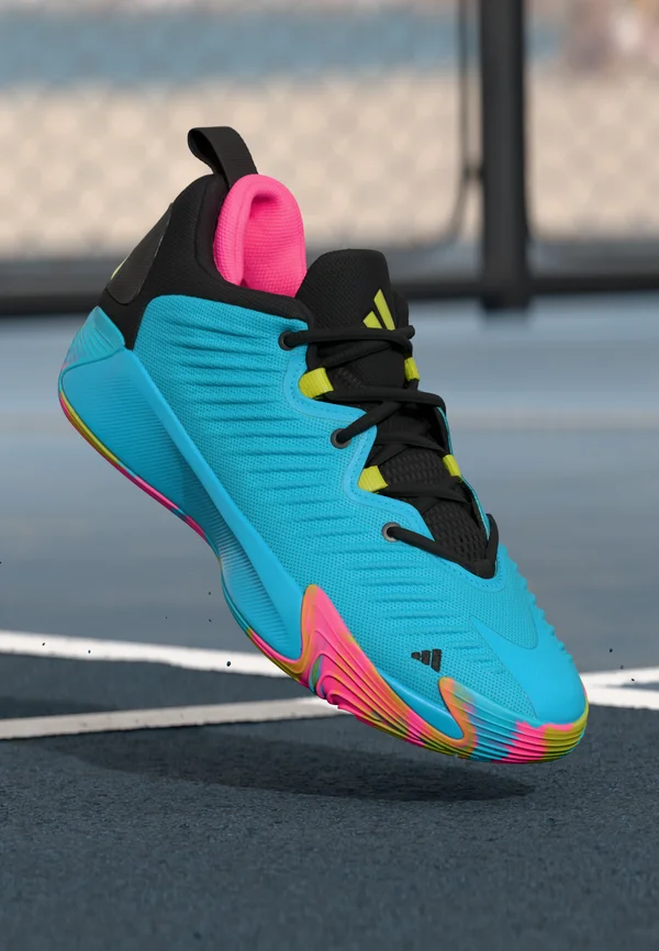 INITIATION - Basketball shoes - lucid cyan/core black/preloved lime