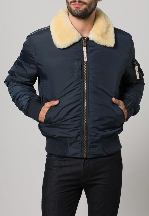 INJECTOR - Bomber Jacket - rep blue