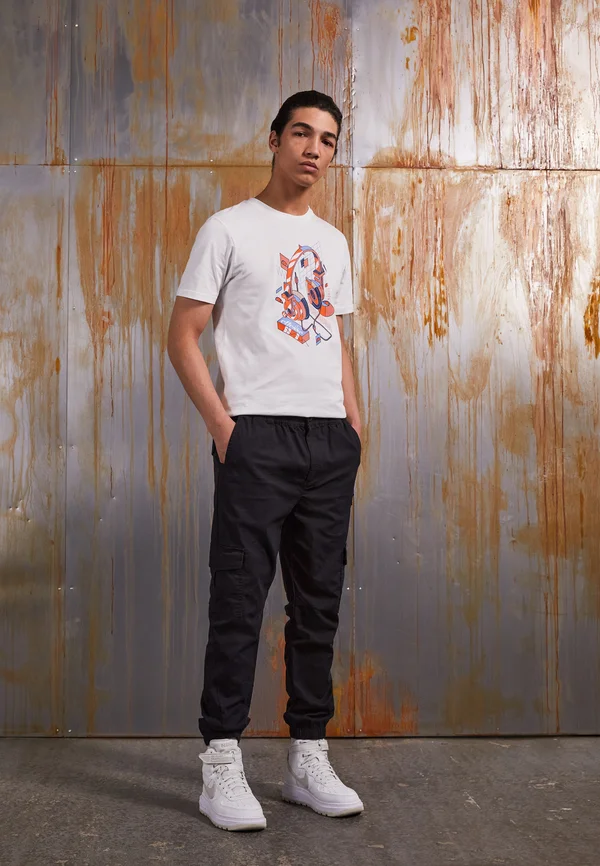 INNES - Cargo trousers - black