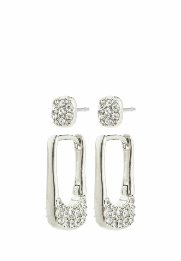 INSTANT - Earrings - silver-coloured