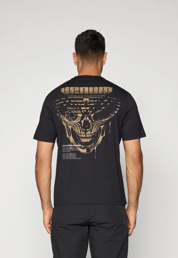 INVADER - Print T-shirt - black/sand