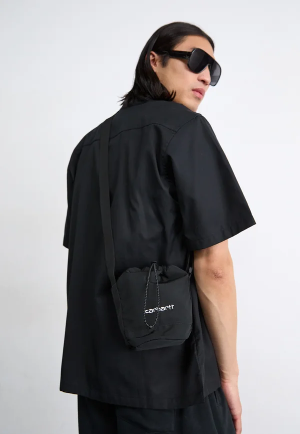 IRWIN BAG UNISEX - Cross body bag - black / black / white