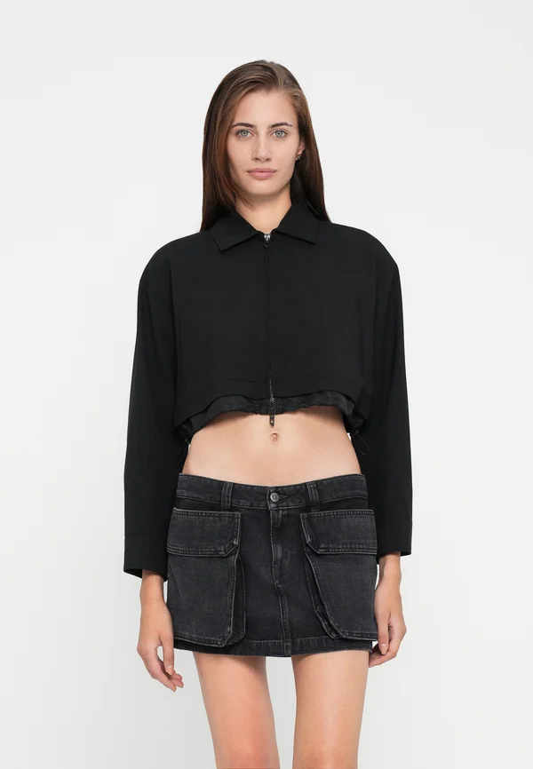 J TING FEM - Light jacket - black