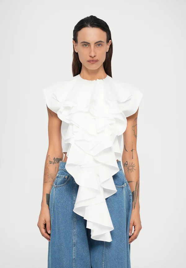 JABOT - Blouse - white