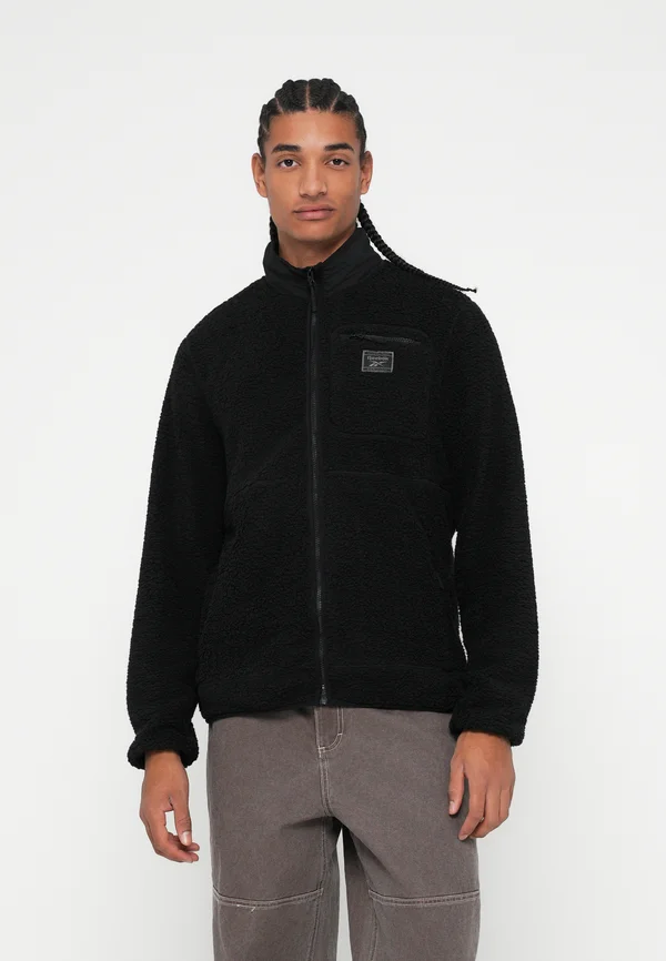JACKET - Fleece jacket - black