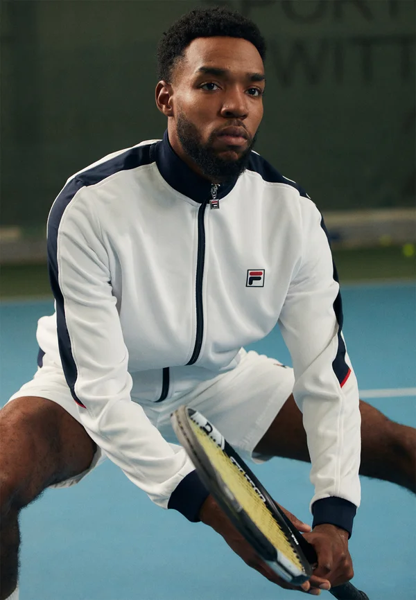 JACKET MANUEL - Training jacket - white/navy