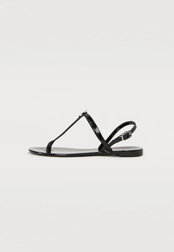 JALLY - T-bar sandals - black