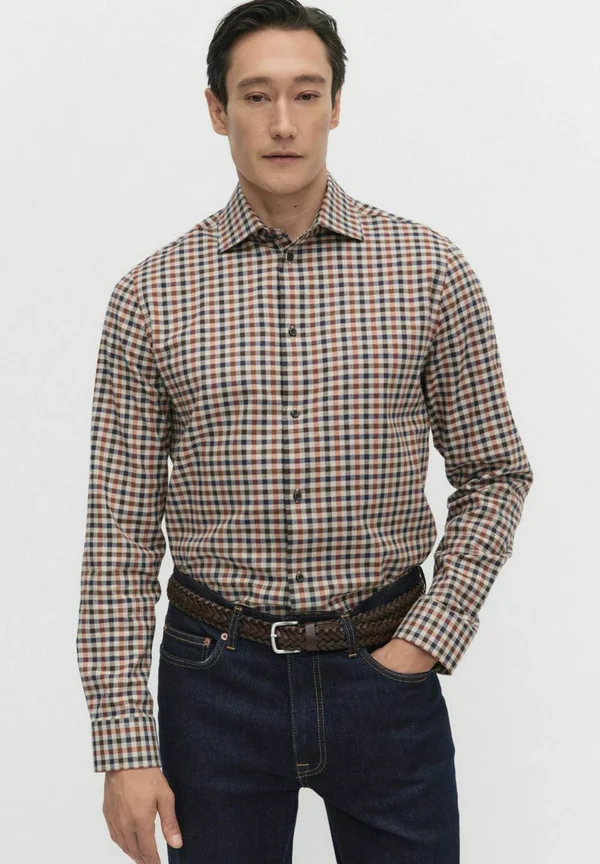 JAMES GINGHAM - Shirt - rust check