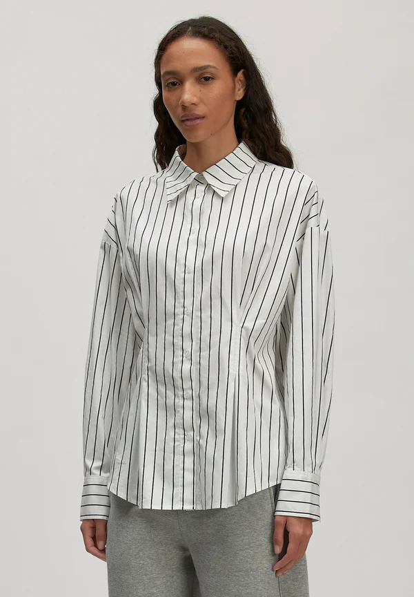 JARVIS - Button-down blouse - weiß navy