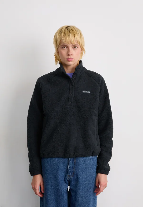 JASPER RIDGE™ HALF SNAP - Fleece jumper - black