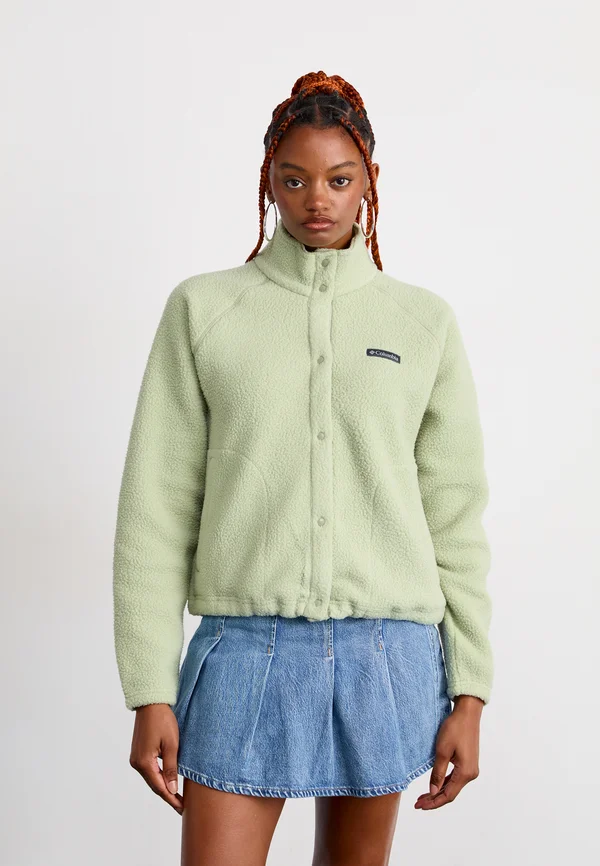 JASPER RIDGE™ PEBBLED FULL SNAP - Fleece jacket - safari