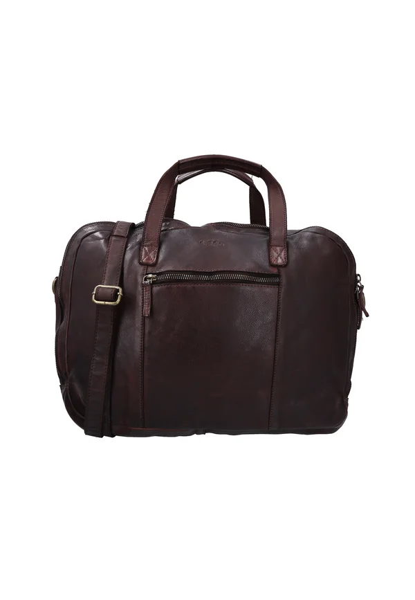 JAXON - Laptop bag - dunkelbraun