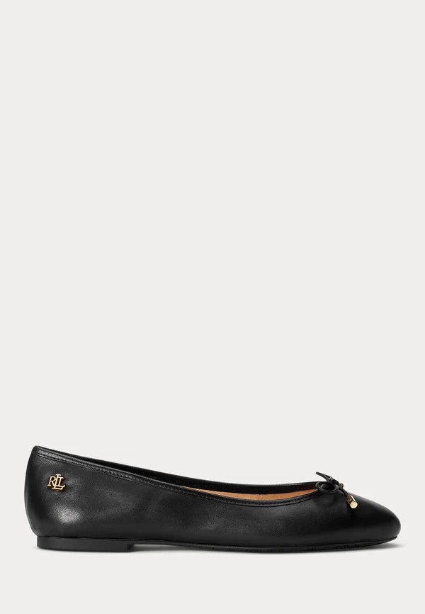 JAYNA LEATHER FLAT - Ballet pumps - black