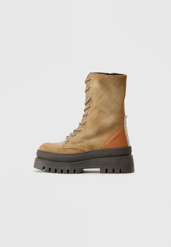 JCOAST - Lace-up ankle boots - taupe