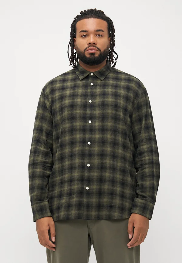 JCOCOVER CHECKED  - Shirt - grape leaf/shadow