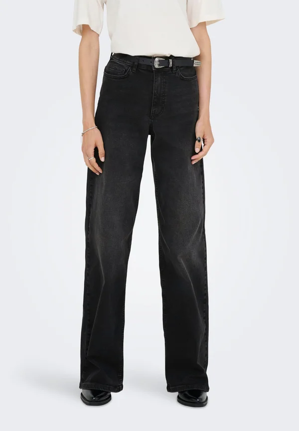 JDYFELINA - Wide Leg - black denim