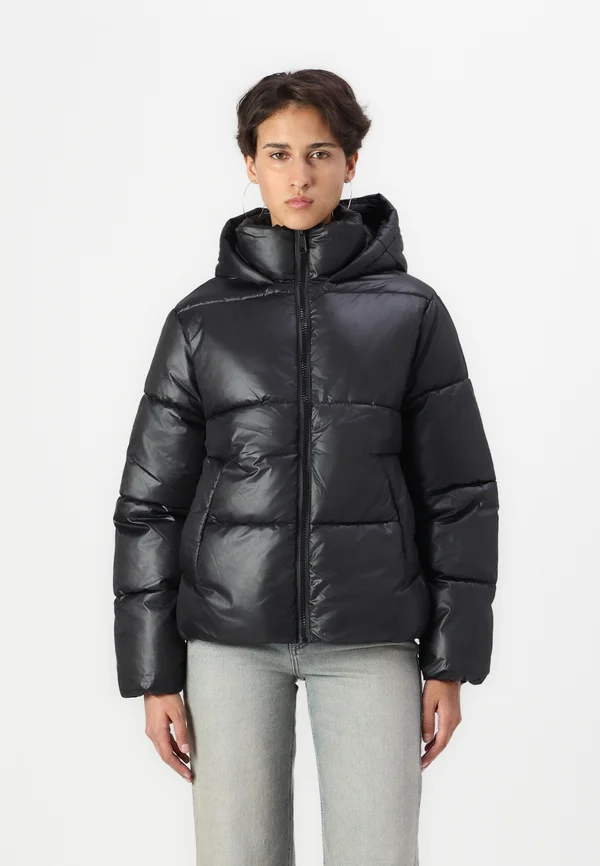 JDYHARPER SHORT PUFFER - Winter jacket - black