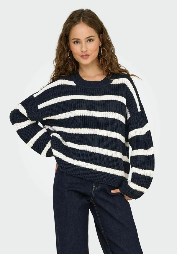 JDYJUSTY L/S STRIPE NOOS - Jumper - sky captain