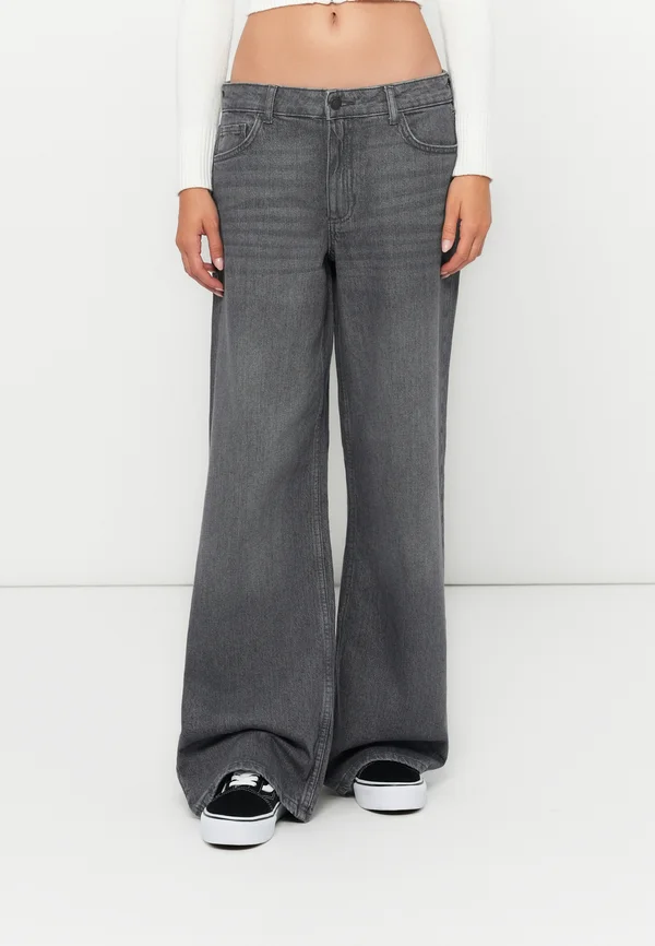 JDYRUBY  - Wide Leg - medium grey denim