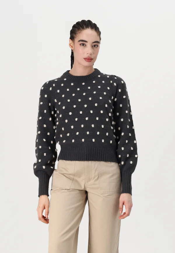 JDYSIGRID LIFE ON PUFF - Jumper - dark grey