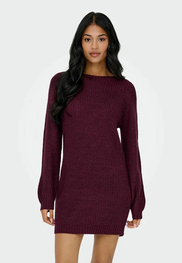 JDYWHITNEY MEGAN BOAT NOOS - Shift dress - windsor wine