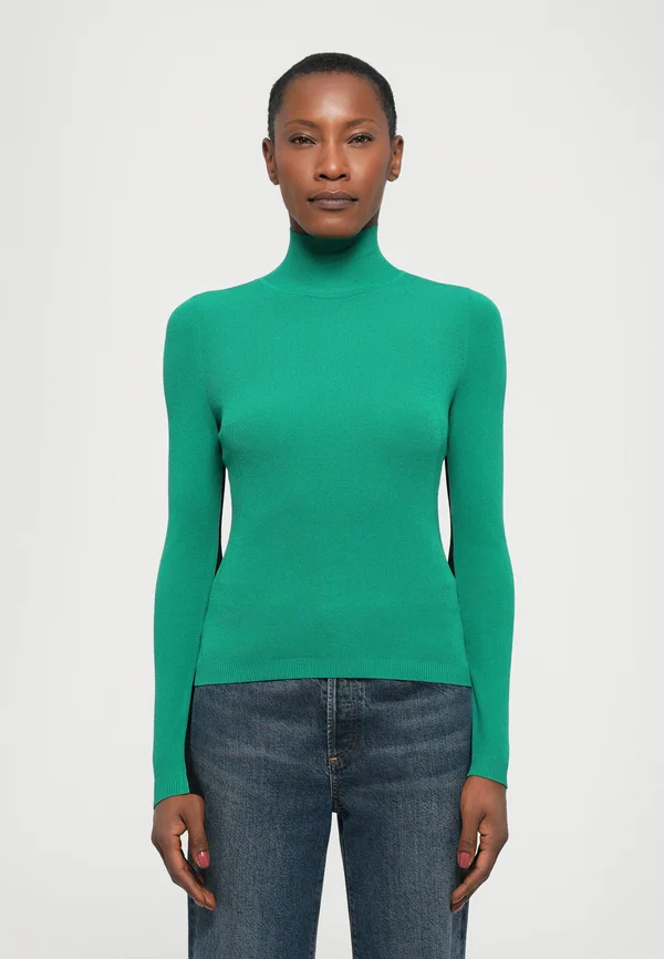 JELENA TOP - Jumper - reptile/black