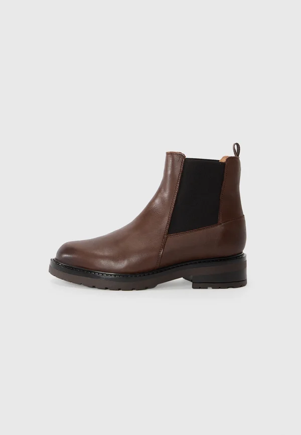 JEMMA - Platform ankle boots - brown