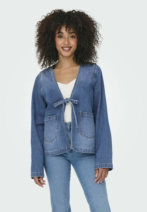 JENNA - Denim jacket - medium blue denim