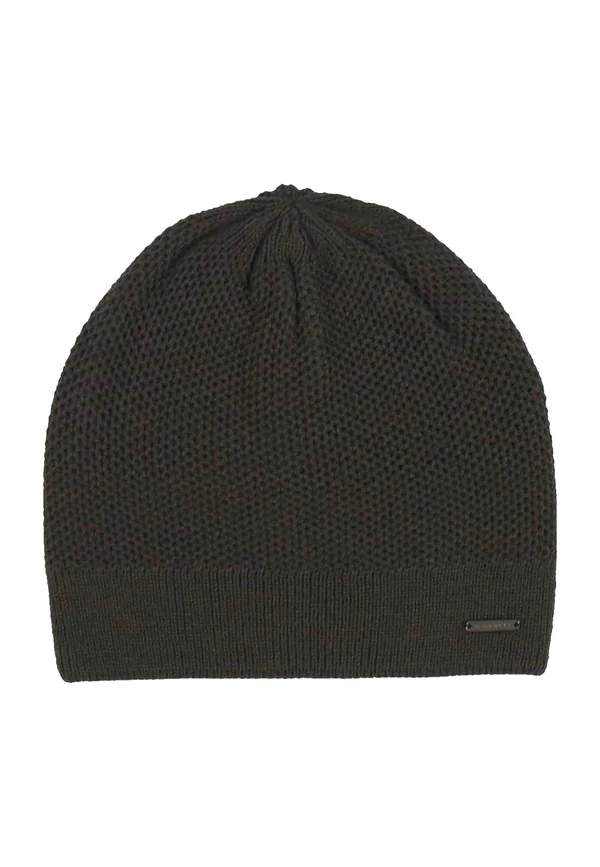 JERSEY KNIT BEANIE - Beanie - charcoal