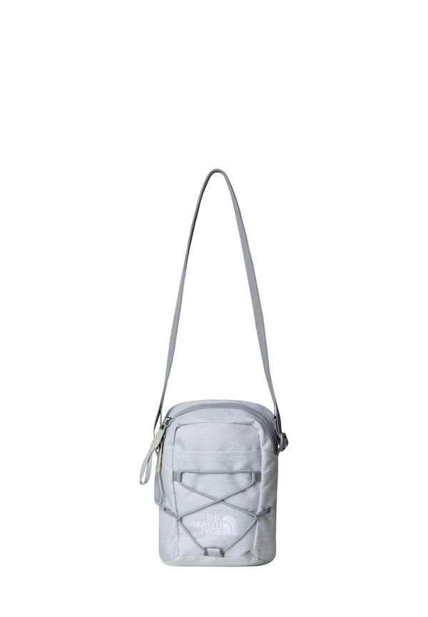 JESTER - Cross body bag - white metallic mela