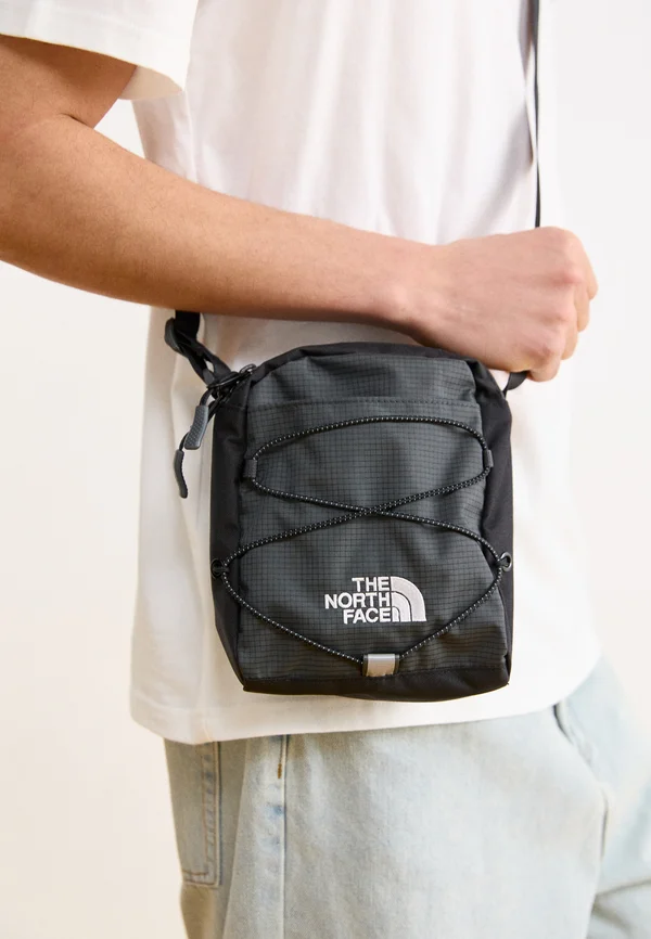 JESTER CROSSBODY UNISEX - Cross body bag - asphalt grey/black silver reflective