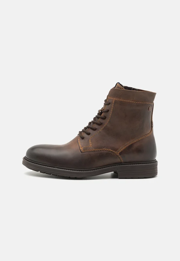 JFWDELANEY BOOT - Lace-up ankle boots - cognac