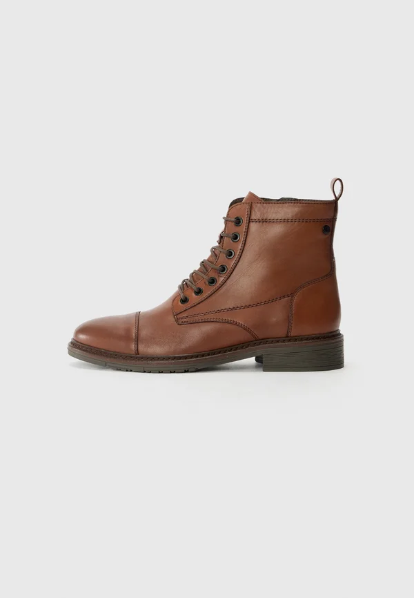 JFWWENTWORTH - Lace-up ankle boots - cognac