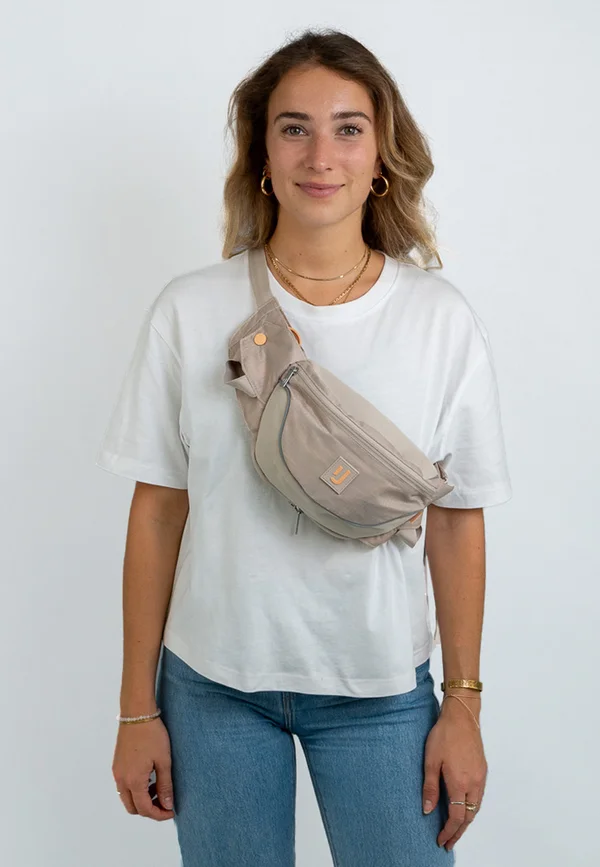 JIMMY 2 IN 1 BAUCHTASCHE - Rucksack - sand