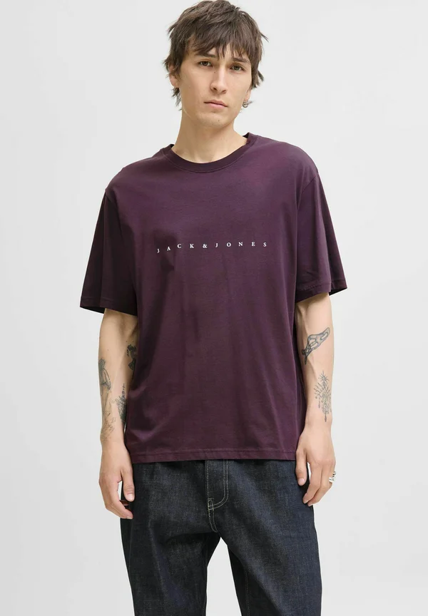 JJESTAR TEE - Print T-shirt - plum perfect