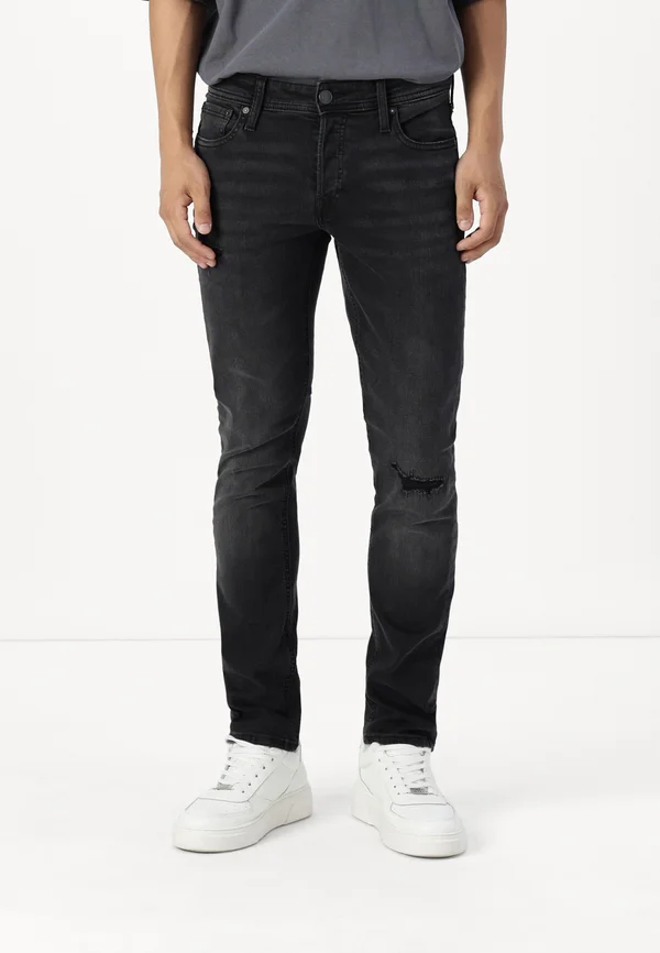JJIGLENN JJORIGINAL - Relaxed fit jeans - black denim