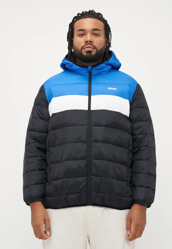 JJVINCENT PUFFER HOOD - Light jacket - nautical blue