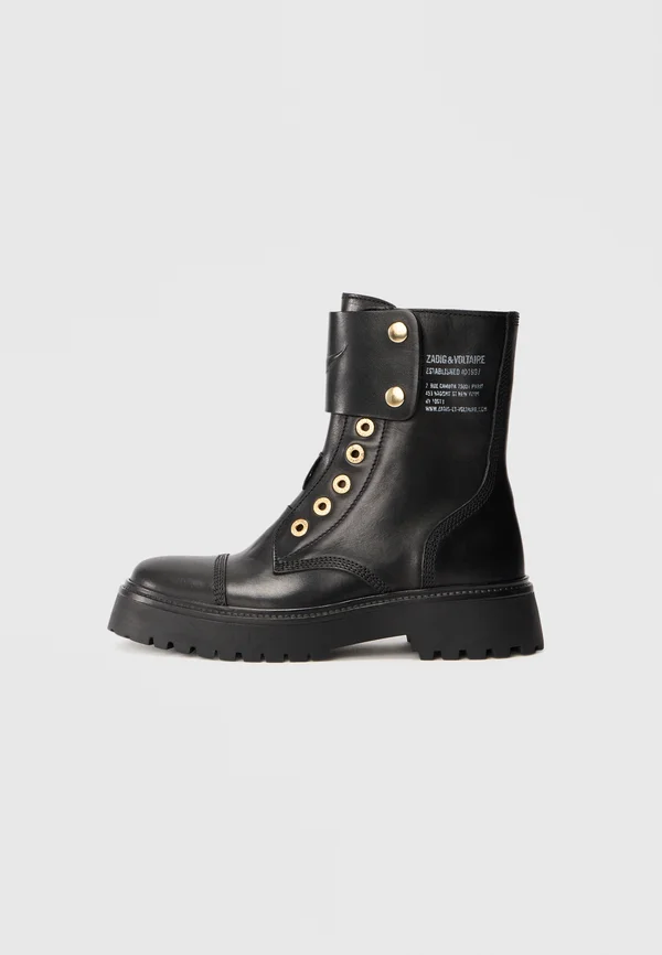 JOE FAST SMOOTH COWSKIN - Ankle boots - black