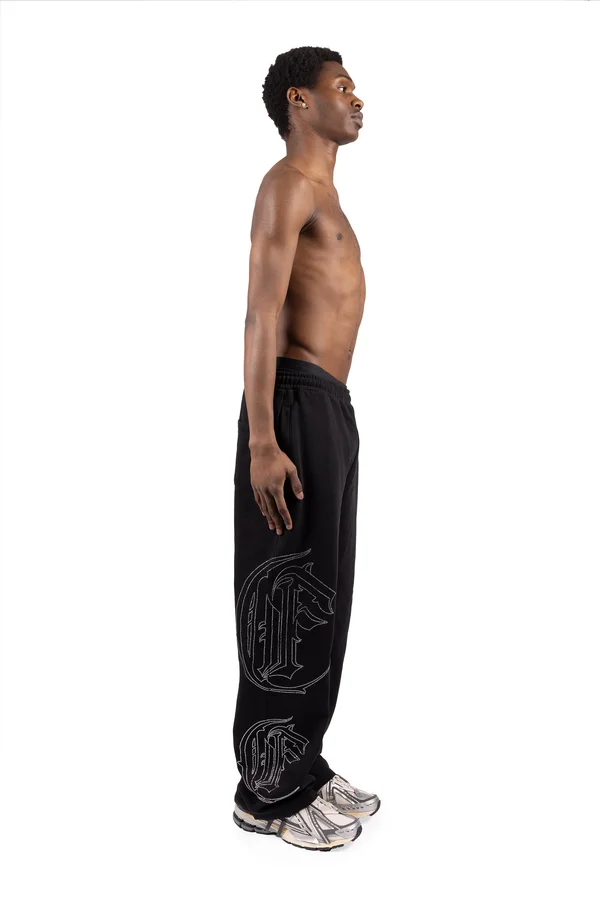 JOGGER - Tracksuit bottoms - black