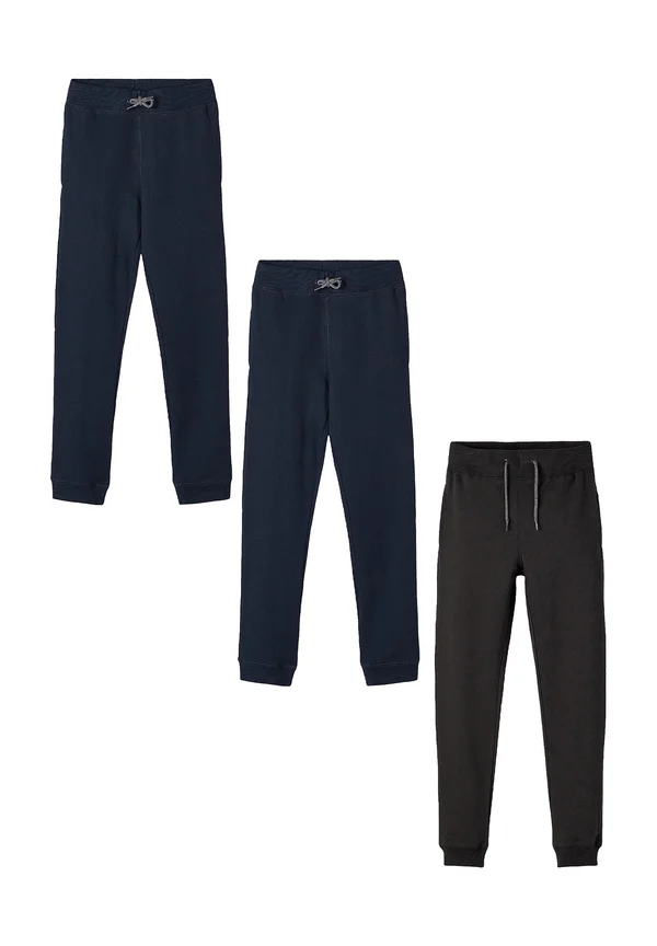 JOGGING 3 PACK - Tracksuit bottoms - blau schwarz