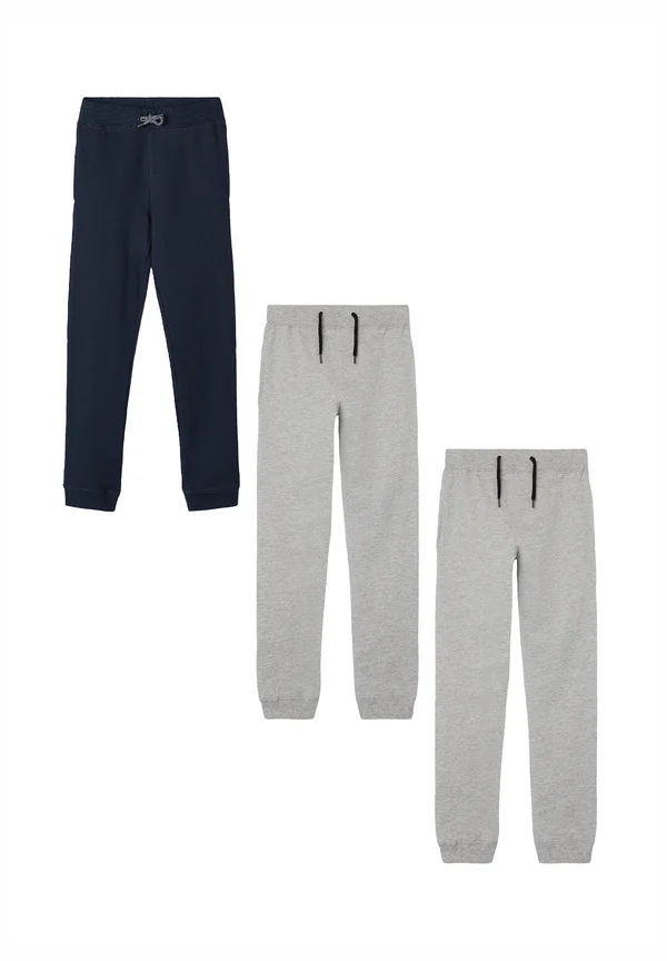 JOGGING 3 PACK - Tracksuit bottoms - grau blau