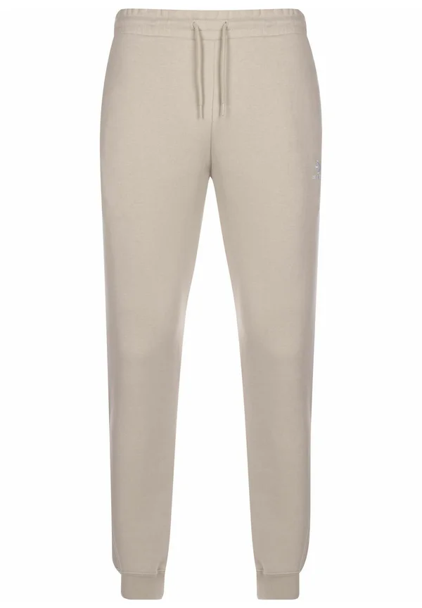JOGGING EMBROIDERED STAR CHEVRON BRUSHED BACK - Tracksuit bottoms - beach stone