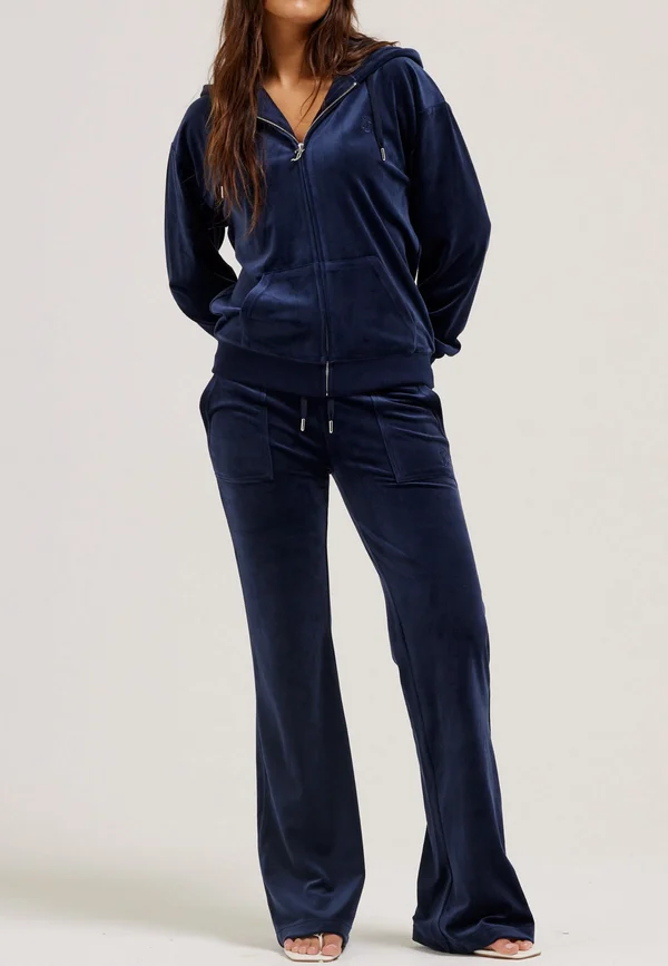 JOGGING LAYLA POCKETED FLARE  - Tracksuit bottoms - night sky
