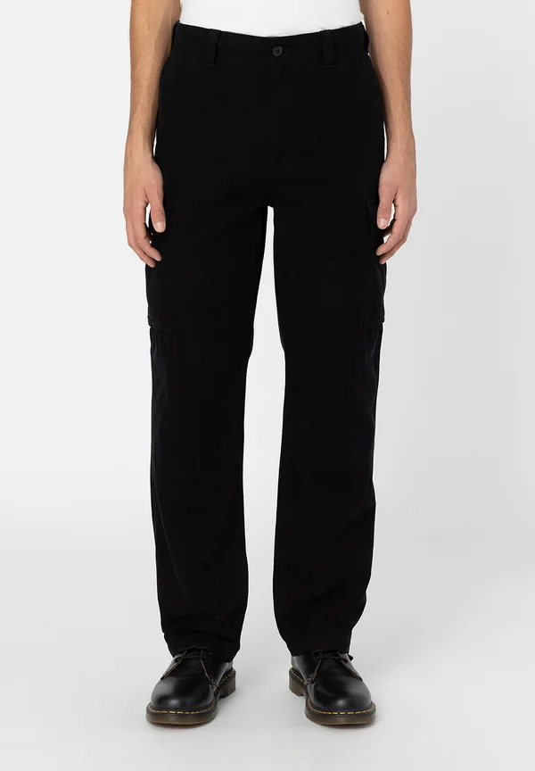 JOHNSON  - Cargo trousers - black