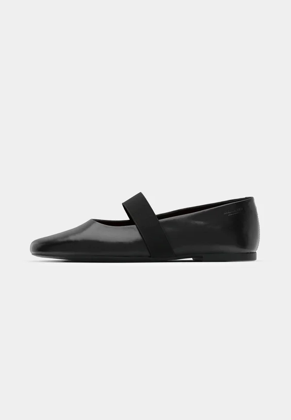 JOLIN - Ankle strap ballet pumps - black